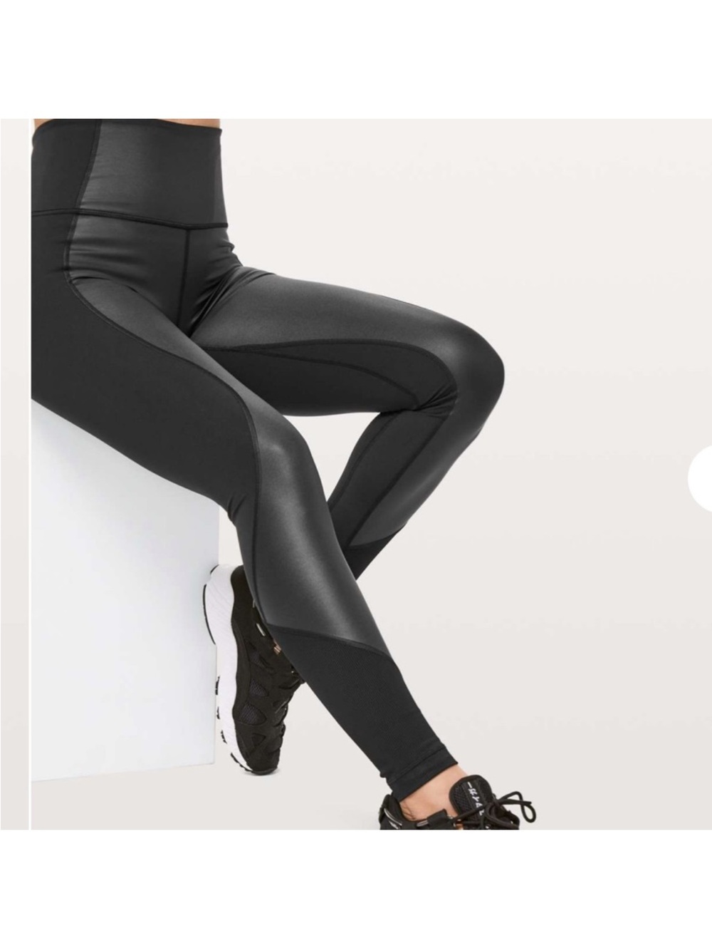 Lululemon Wunder Under Hi/Rise Tight Shine Black 4 - Picture 2 of 6